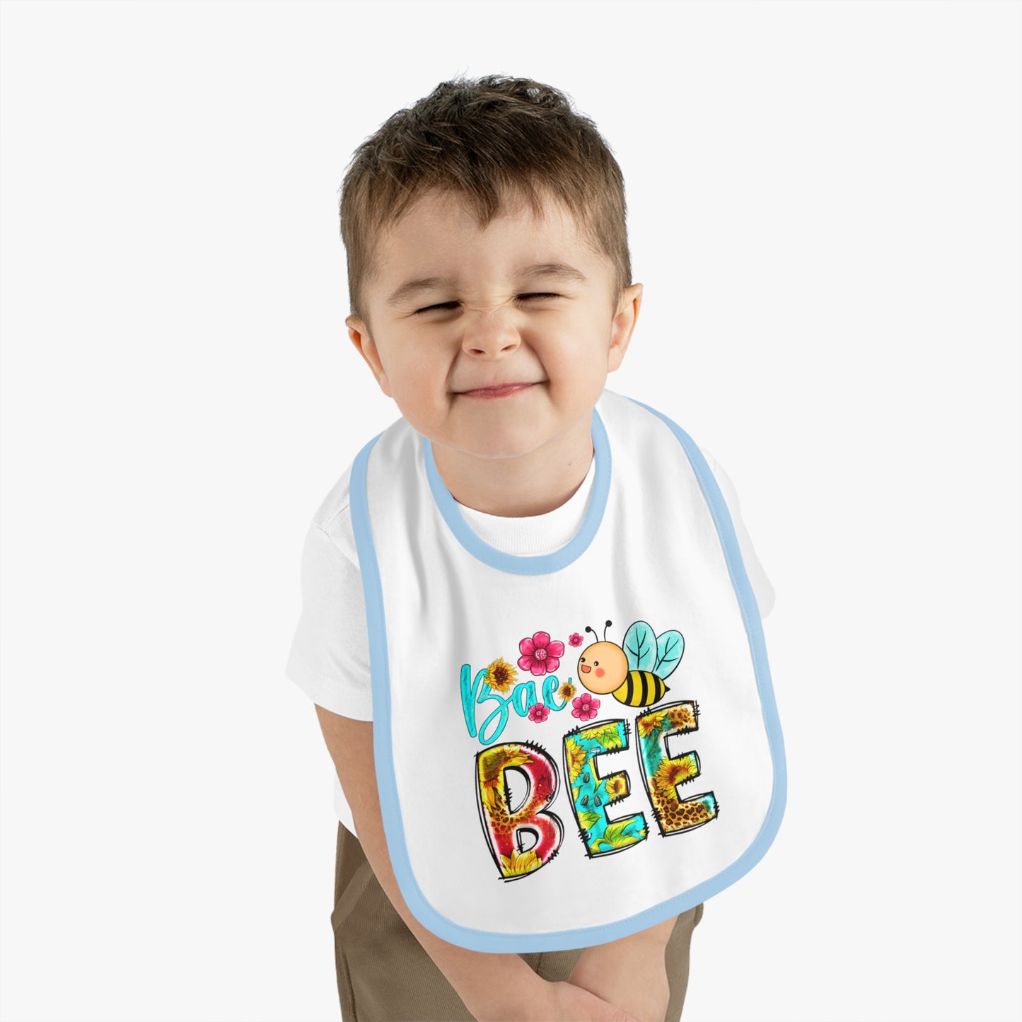 Cute Baby Bib with Bee Design - Perfect for Newborns, Baby Showers, and Everyday Use, Child Feeding Accessory, Nursery Gift