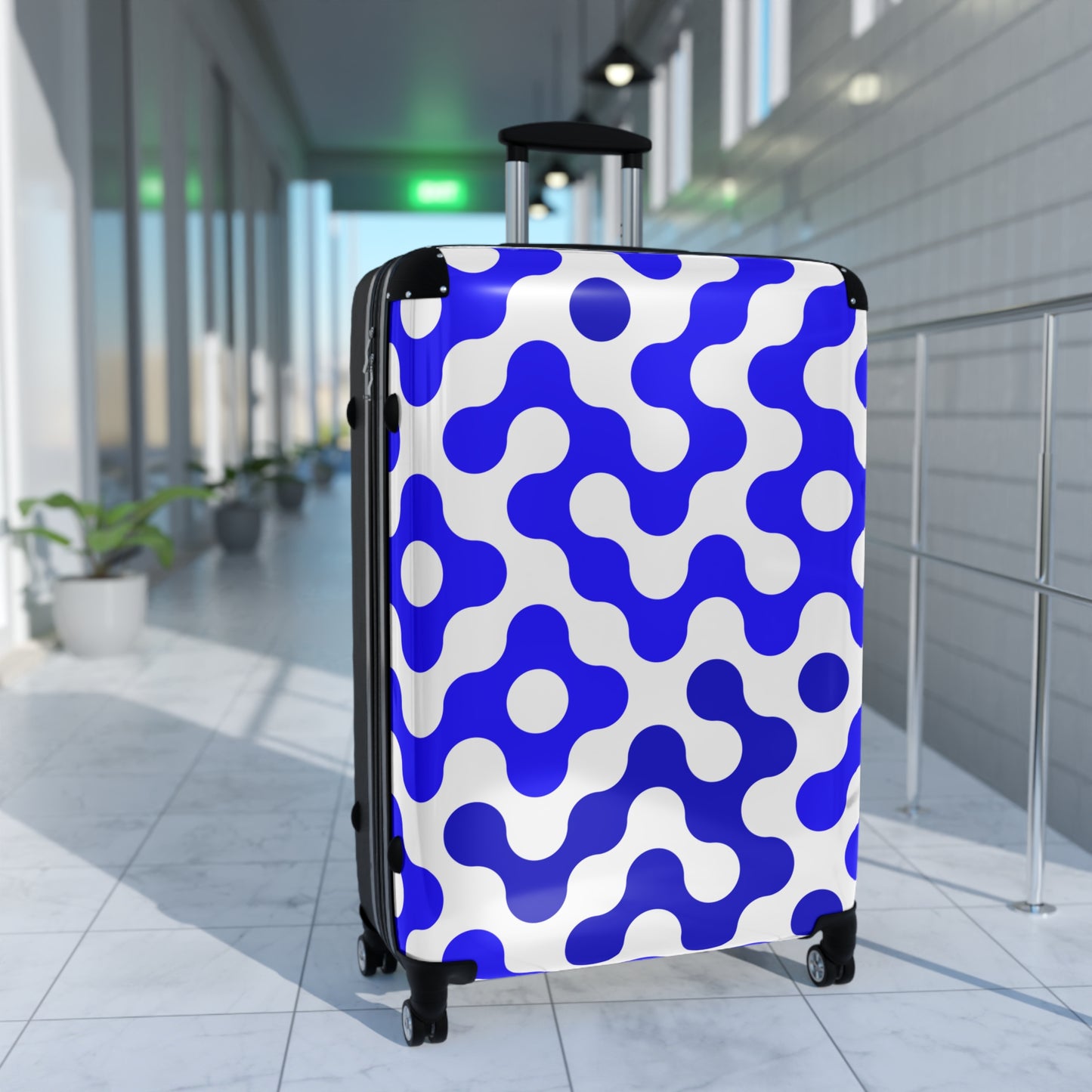 Chic Patterned Suitcases for Stylish Travelers, Travel Essentials, Luggage, Summer Trips, Vacation Gear, Trendy Baggage