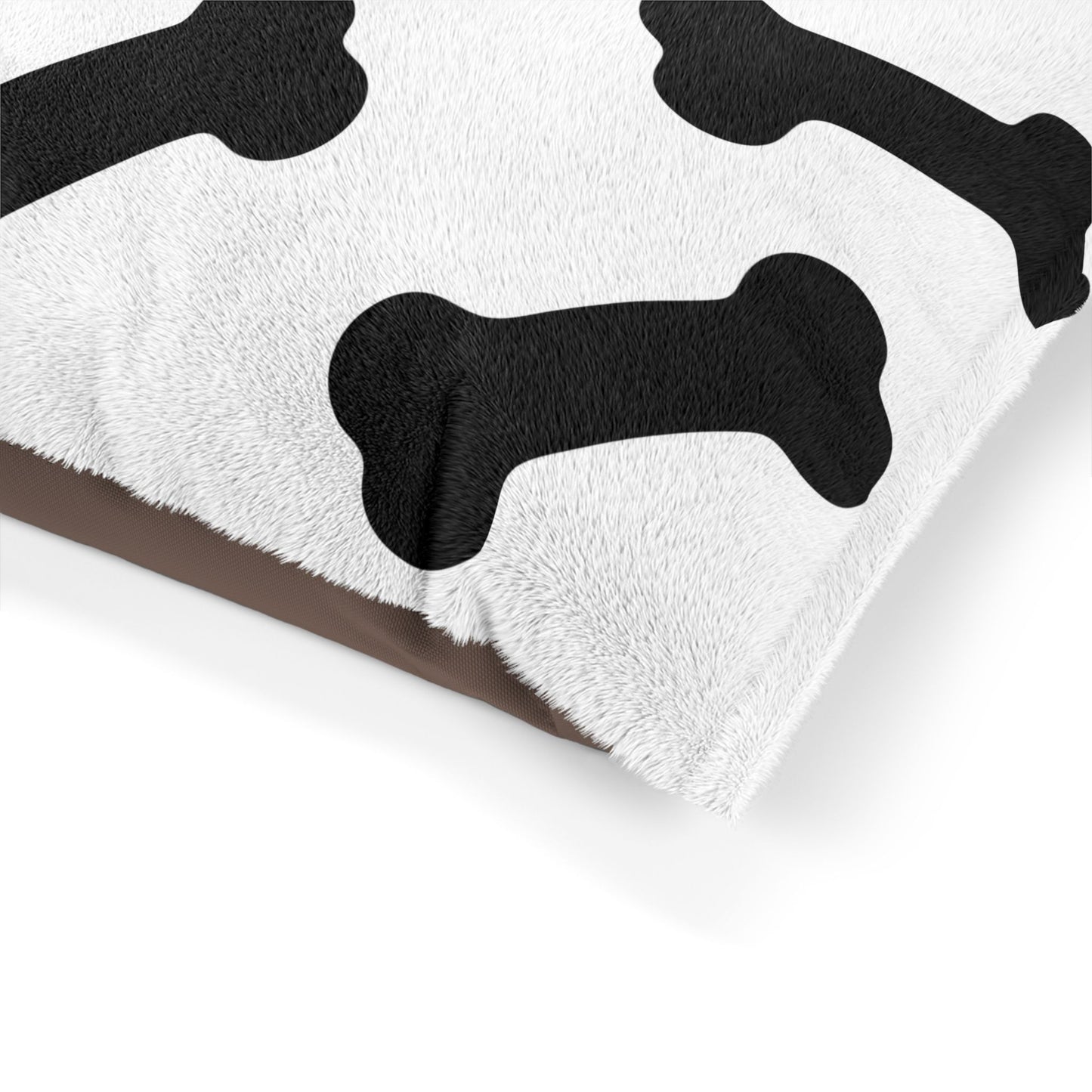 Stylish Pet Bed, Cozy Dog Crate Cushion, Modern Cat Sleeping Pad, Bone Pattern Pet Mattress, Home Decor for Pets, Pet Gift Idea