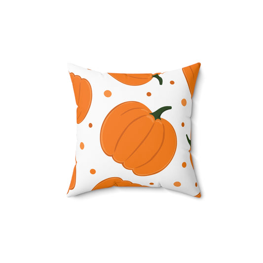 Pumpkin Decor Pillow | Fall Home Decor, Autumn Cushion, Halloween Accent, Cozy Living Room Pillow, Seasonal Decorative Throw