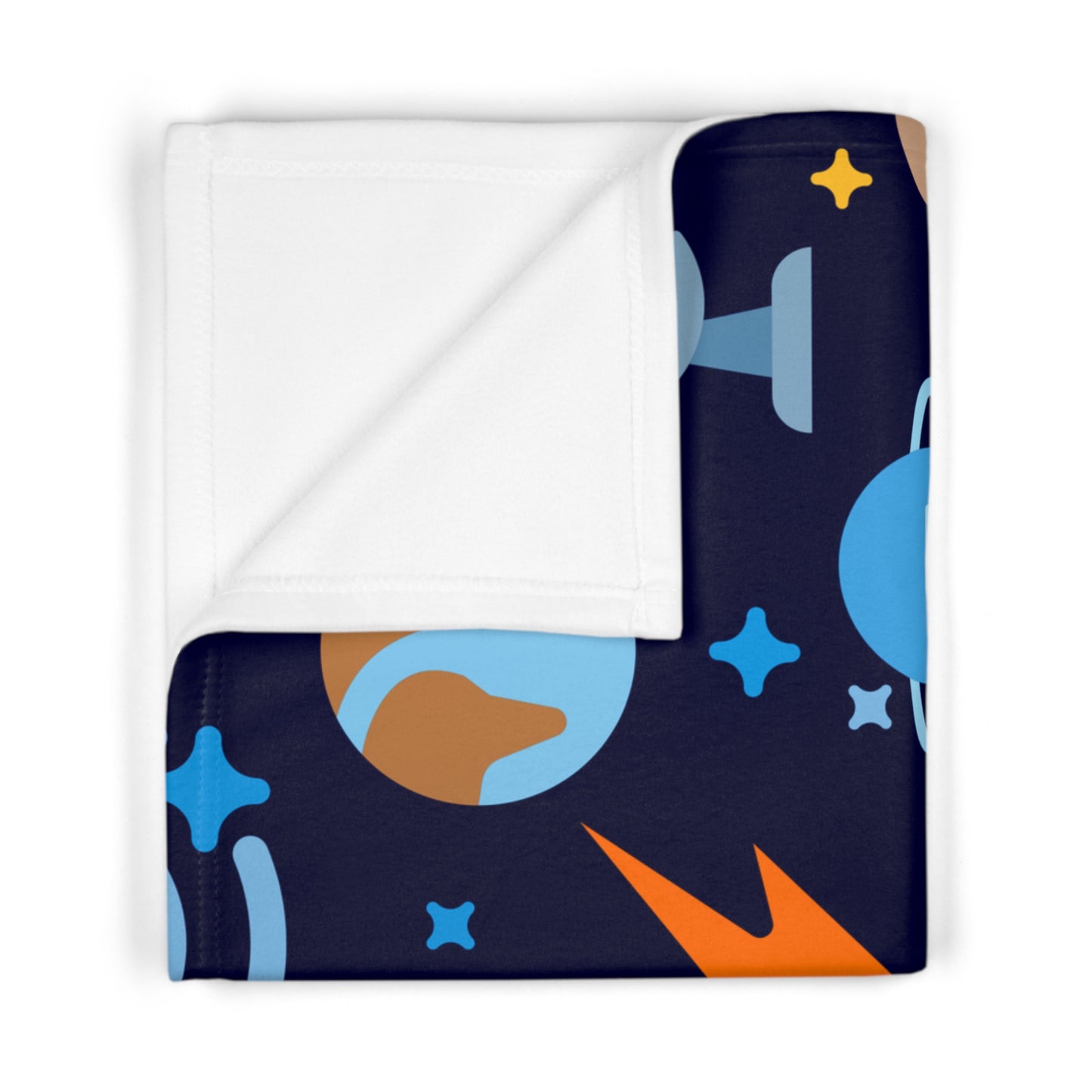 Cosmic Adventure Baby Blanket, Soft Fleece Blanket for Infants, Nursery Decor, Space-Themed Gift for Babies, Baby Shower Present, [...]