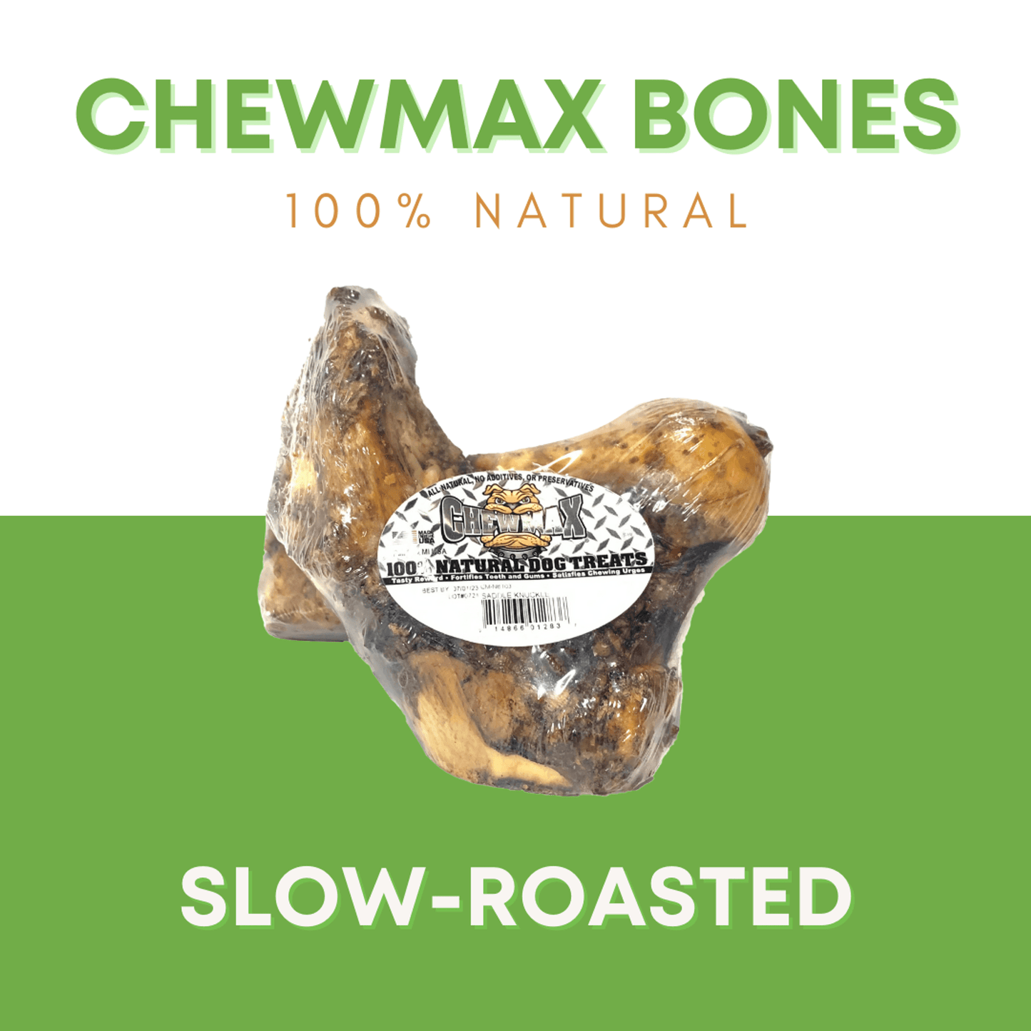 Saddle Knuckle Beef Bone Chew for Optimal Dental Care and Enjoyment