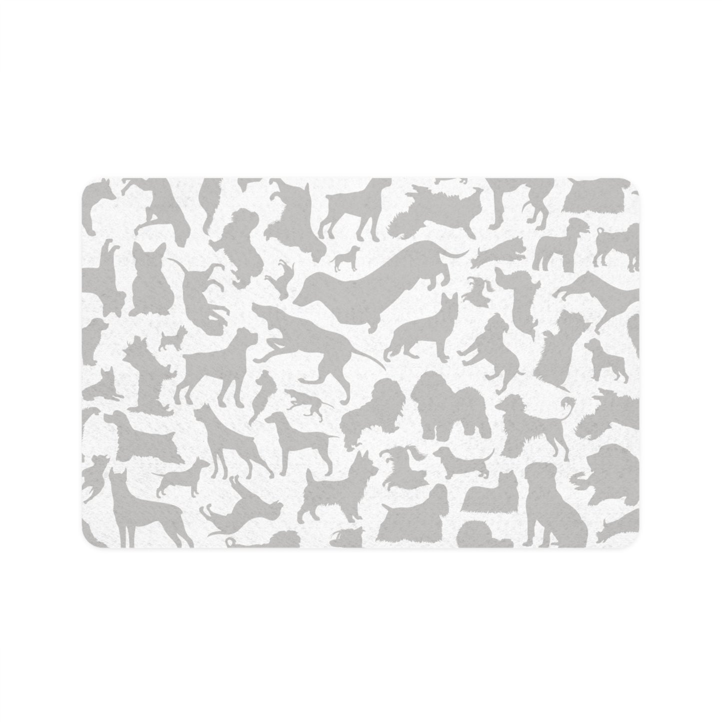 Stylish Pet Food Mat (12x18) - Dog Lovers Gift, Modern Pet Decor, Cute Feeding Station, Pet Supplies, Cat and Dog Mat