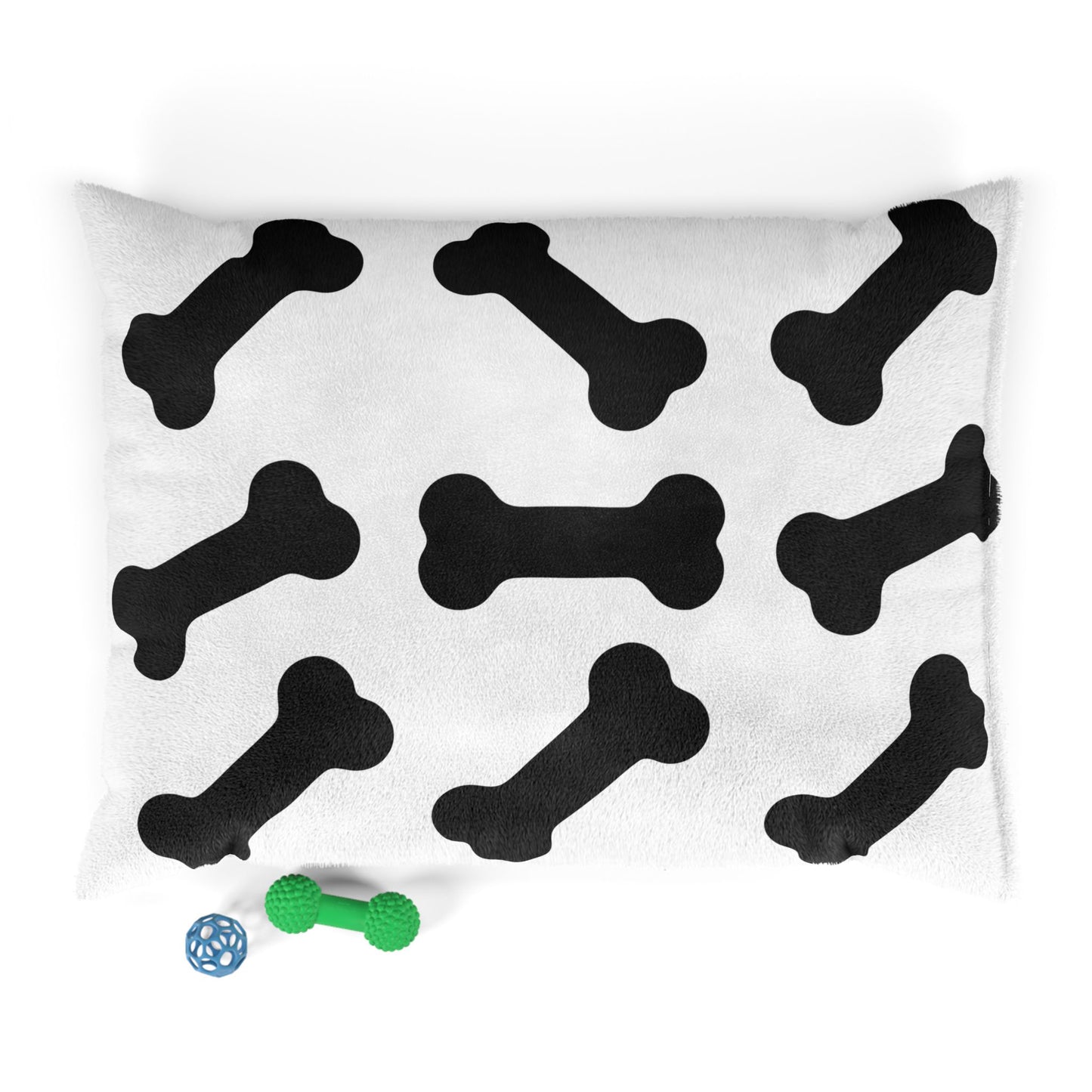 Stylish Pet Bed, Cozy Dog Crate Cushion, Modern Cat Sleeping Pad, Bone Pattern Pet Mattress, Home Decor for Pets, Pet Gift Idea