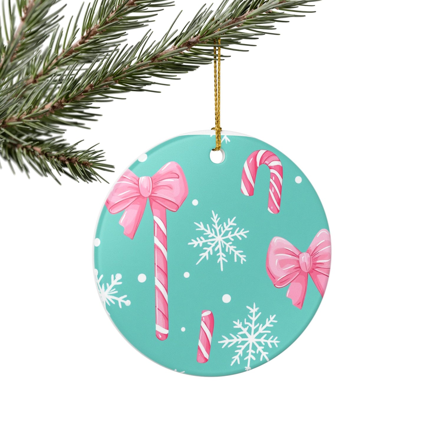 Whimsical Candy Cane Christmas Ornament - Holiday Decor, Tree Decoration, Festive Gift, Winter Celebration, Seasonal Joy