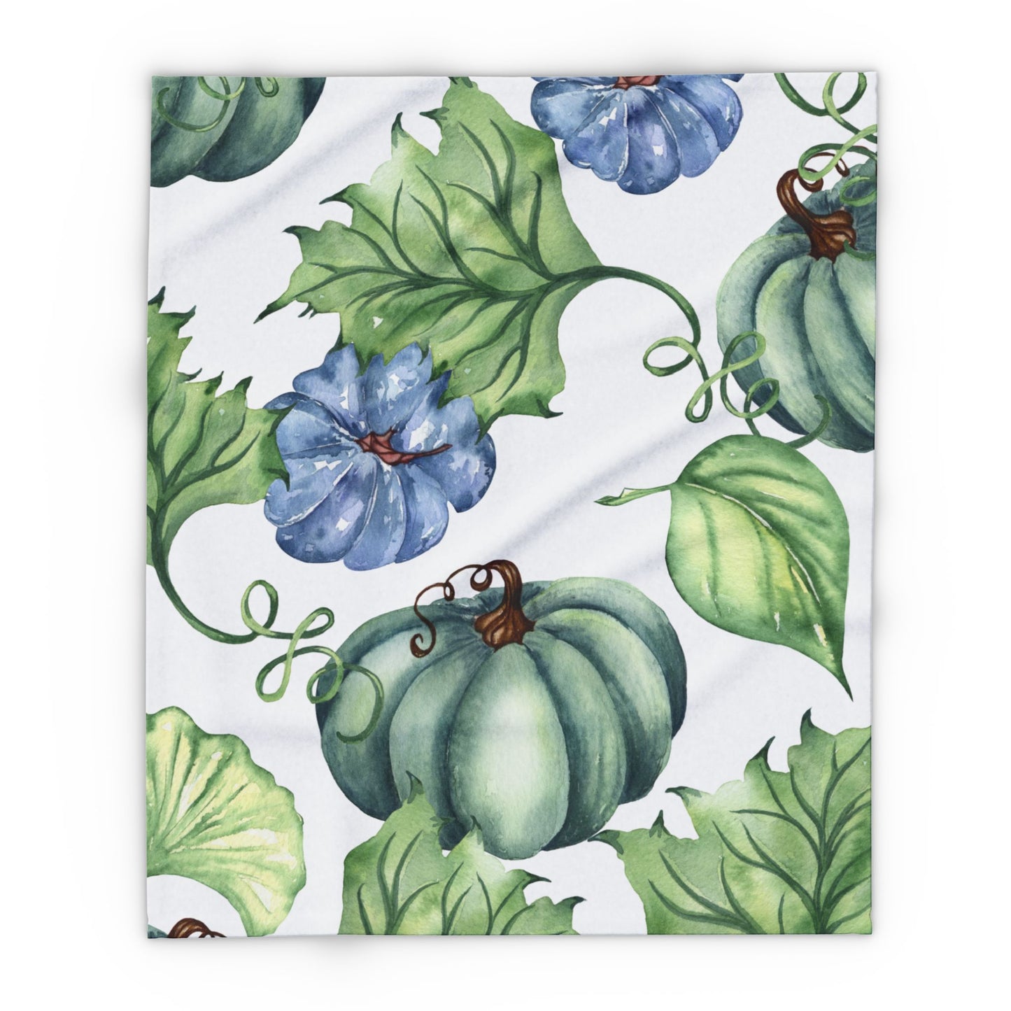 Cozy Pumpkin Patch Fleece Blanket - Autumn Decor, Fall Gift, Seasonal Home Accessory, Perfect for Halloween, Thanksgiving