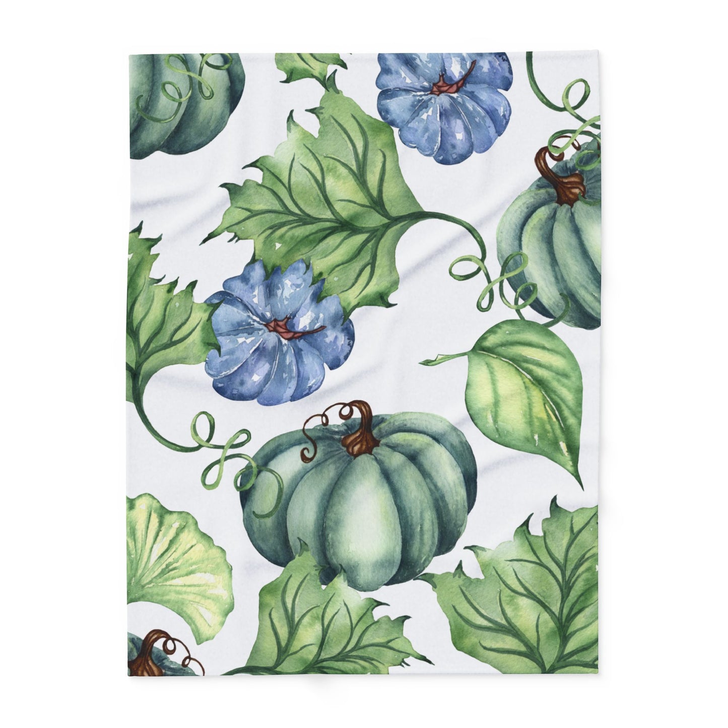 Cozy Pumpkin Patch Fleece Blanket - Autumn Decor, Fall Gift, Seasonal Home Accessory, Perfect for Halloween, Thanksgiving