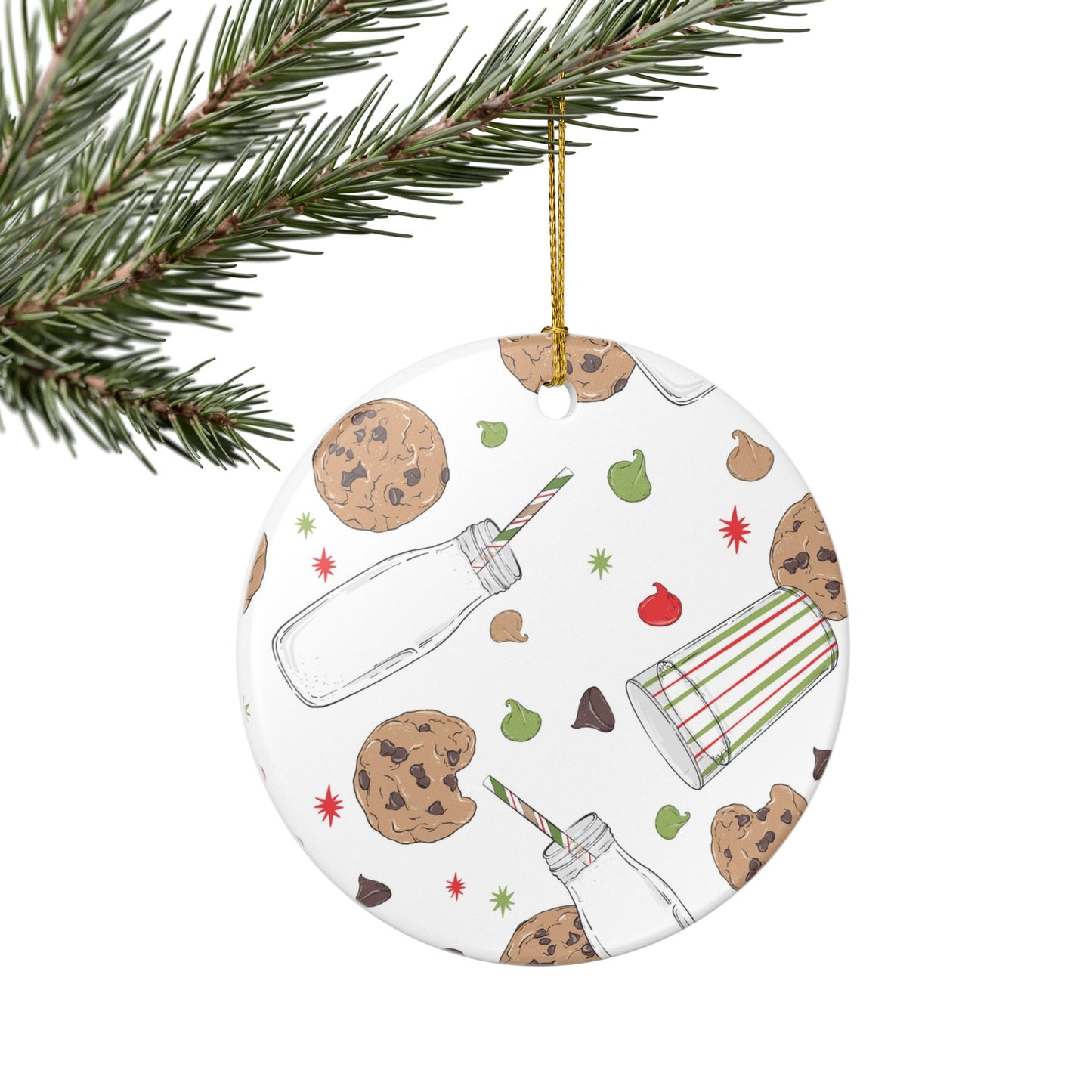 Christmas Cookie Ornament, Holiday Decoration, Festive Ornament, Gift for Cookie Lovers, Tree Decoration, Winter Decor
