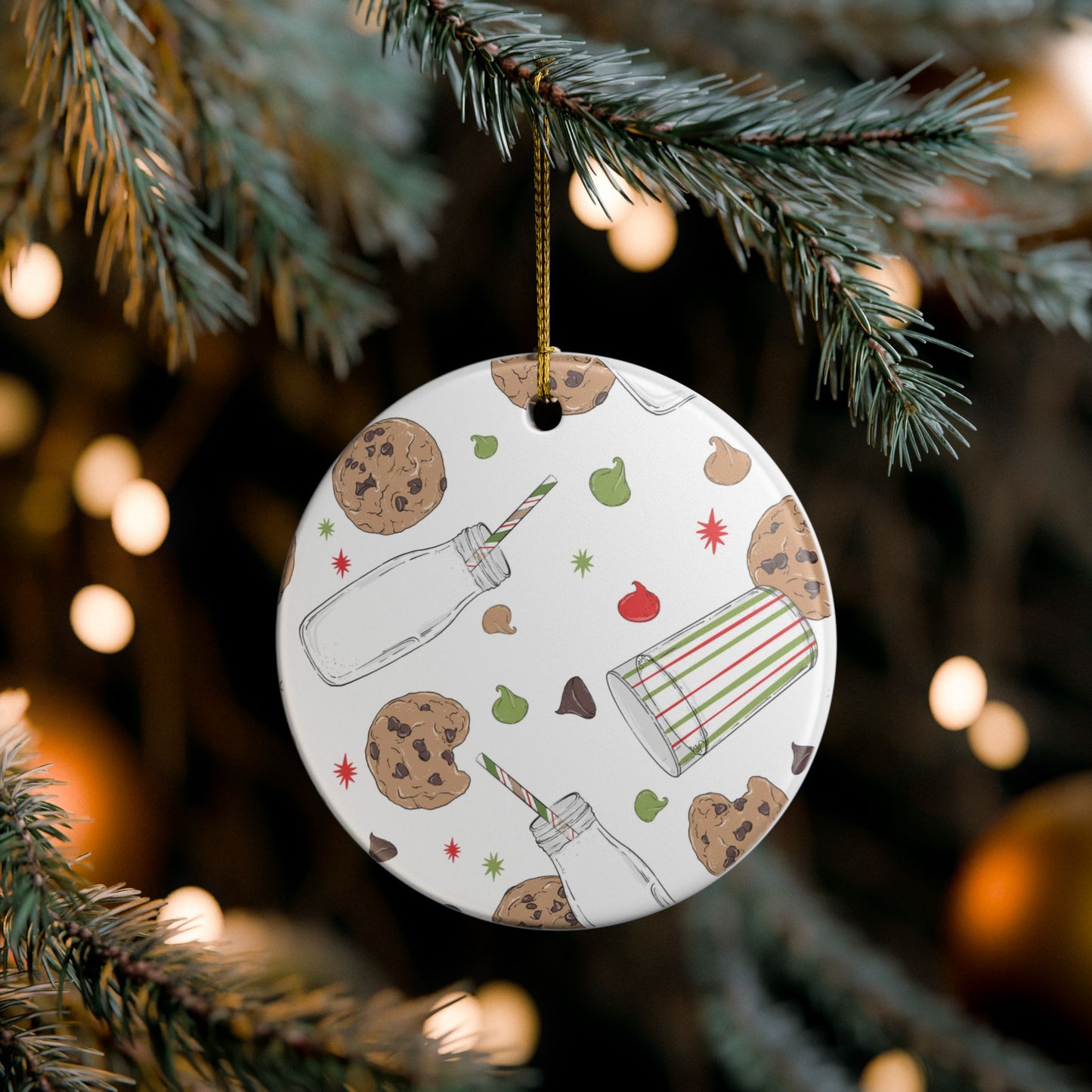 Christmas Cookie Ornament, Holiday Decoration, Festive Ornament, Gift for Cookie Lovers, Tree Decoration, Winter Decor