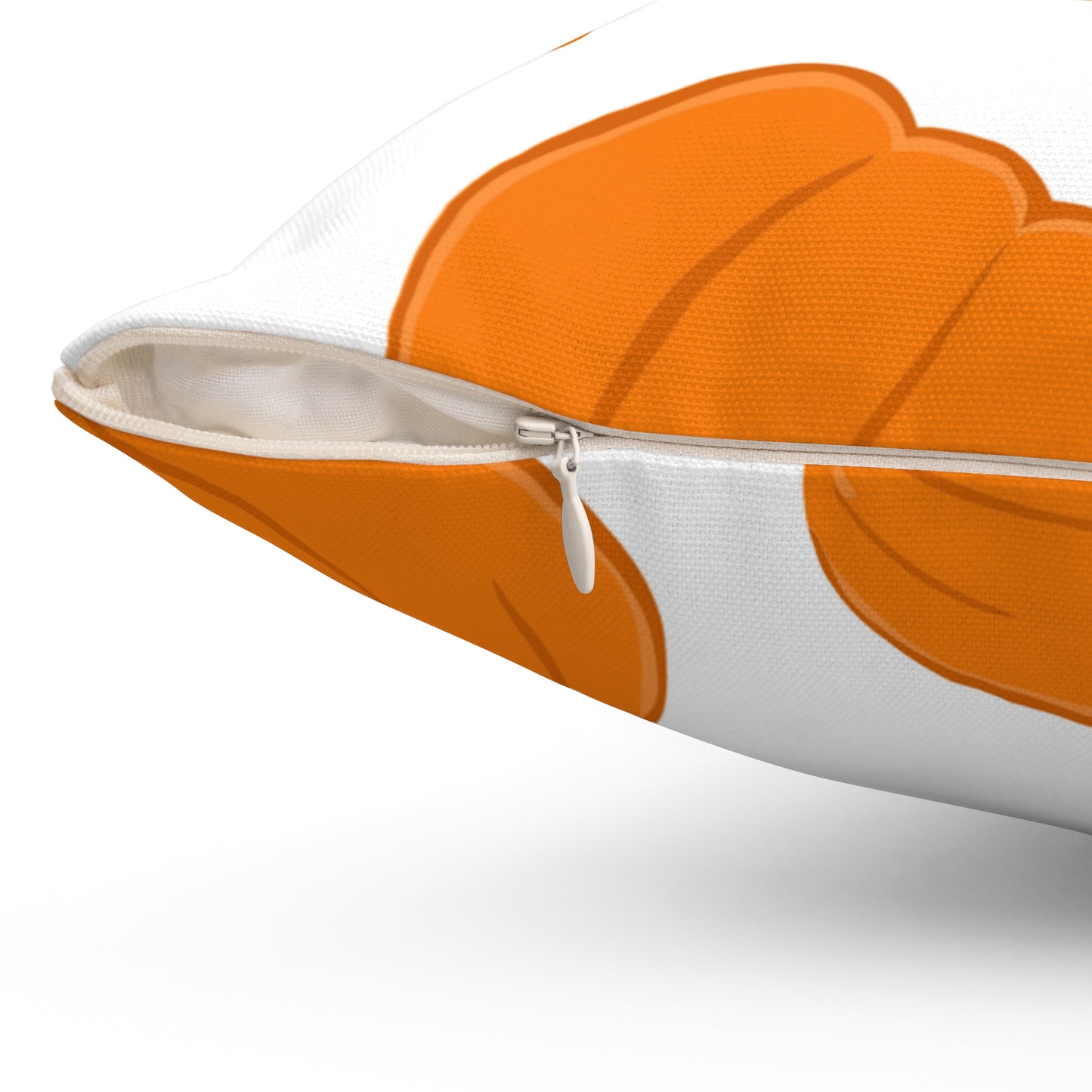 Pumpkin Decor Pillow | Fall Home Decor, Autumn Cushion, Halloween Accent, Cozy Living Room Pillow, Seasonal Decorative Throw