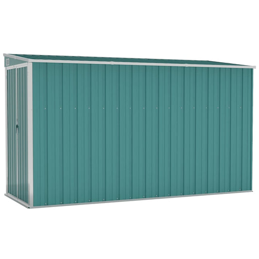 vidaXL Storage Shed Wall-mounted Garden Shed for Backyard Galvanized Steel