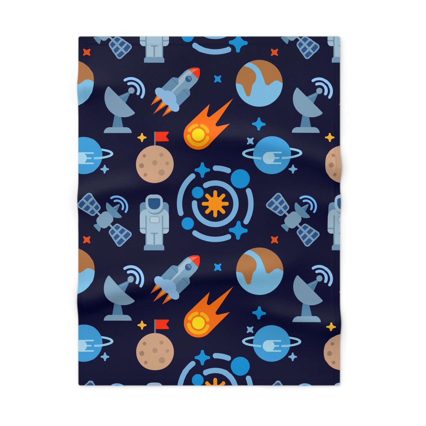 Cosmic Adventure Baby Blanket, Soft Fleece Blanket for Infants, Nursery Decor, Space-Themed Gift for Babies, Baby Shower Present, [...]