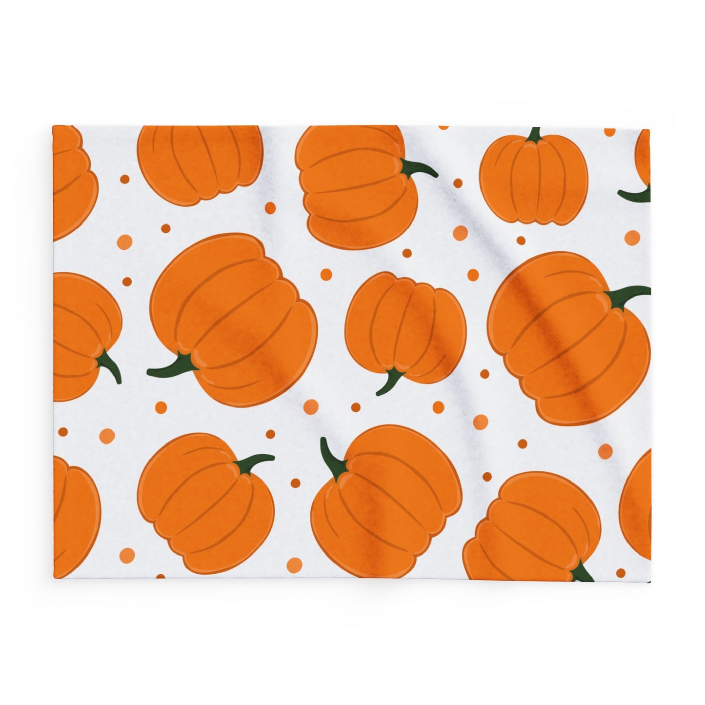 Cozy Pumpkin Fleece Blanket | Perfect for Fall Decor, Halloween, Thanksgiving, Home Warmth, Gift Idea