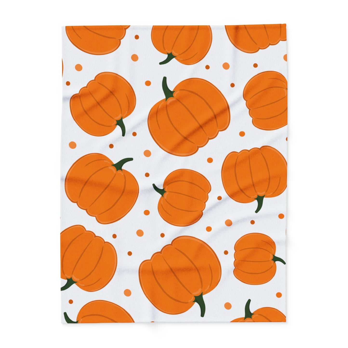 Cozy Pumpkin Fleece Blanket | Perfect for Fall Decor, Halloween, Thanksgiving, Home Warmth, Gift Idea
