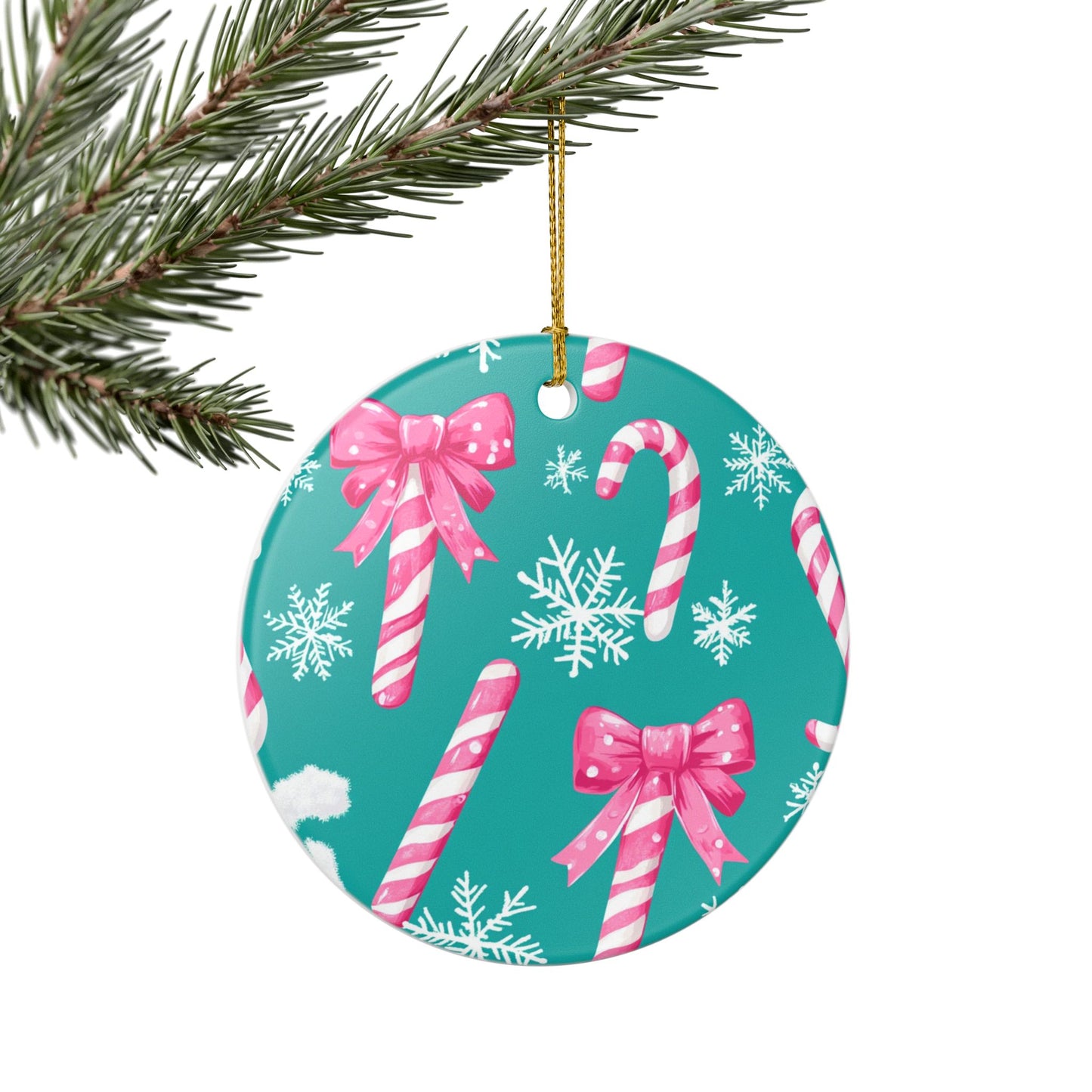 Candy Cane Christmas Ornament, Festive Holiday Decor, Winter Decoration, Holiday Gift, Cute Tree Hanging