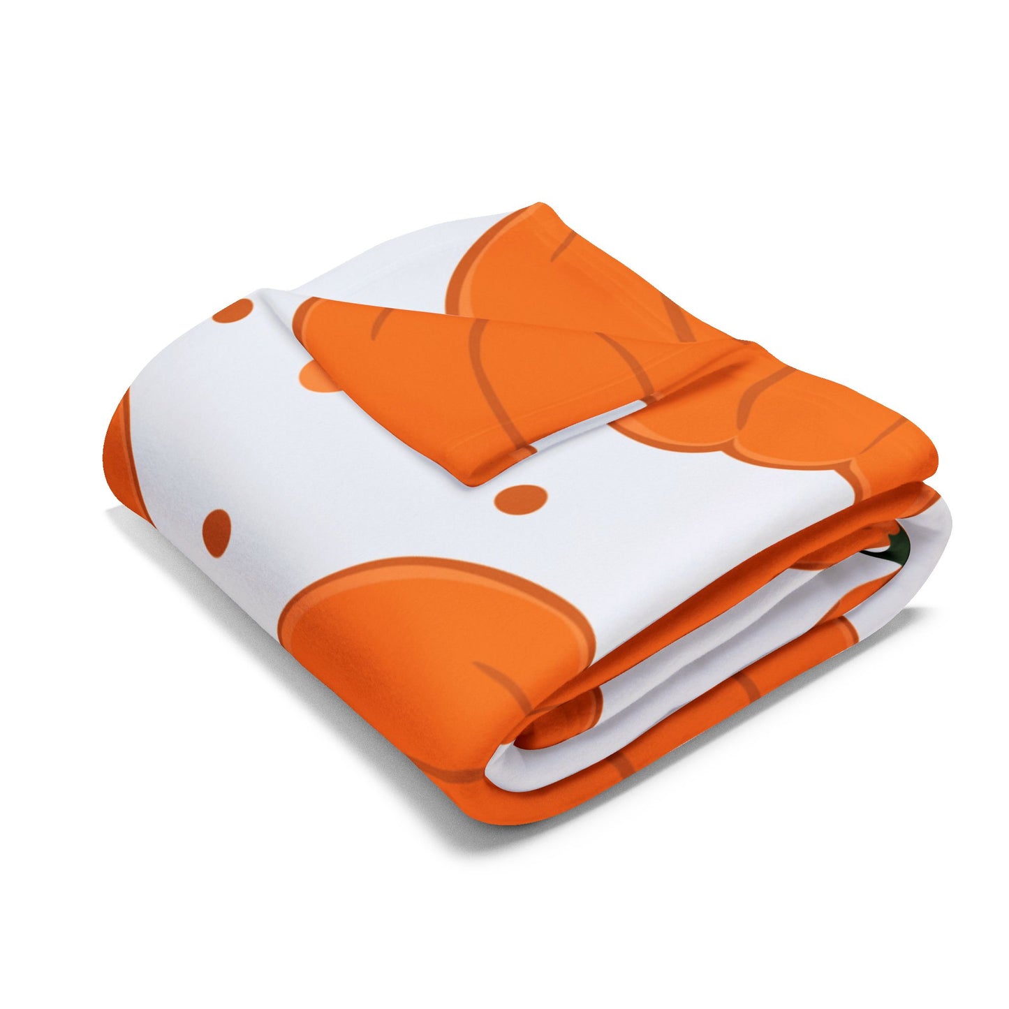 Cozy Pumpkin Fleece Blanket | Perfect for Fall Decor, Halloween, Thanksgiving, Home Warmth, Gift Idea